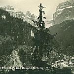 Канацеи - Маленький альпийский поселок на старинной почтовой открытке 