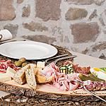 A typical snack in Trentino