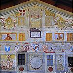 Historical building in Cavalese: palazzo della Magnifica Comunità