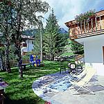 Hotel with garden in the mountains - The fresh summer afternoons
