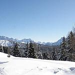 Il panorama sulle Dolomiti