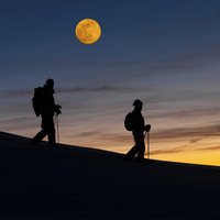 Tramonto e ciaspole sul Cermis - Attimi magici al tramonto sul Cermis