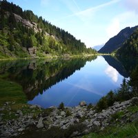 Lago di Lagorai Val di Fiemme - Un'immagine spettacolare del lago di Lagorai