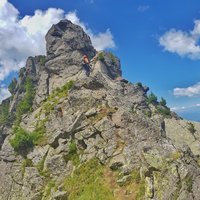 In Richtung Gipfel - Cermiskyline - Ziel: der Gipfel des Klettersteigs der Seen auf dem Cermis
